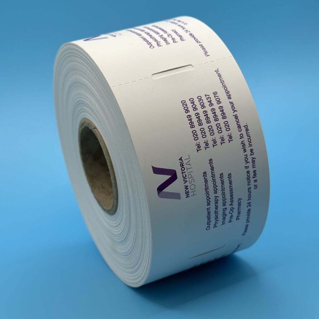 example of appointment cards for thermal printers