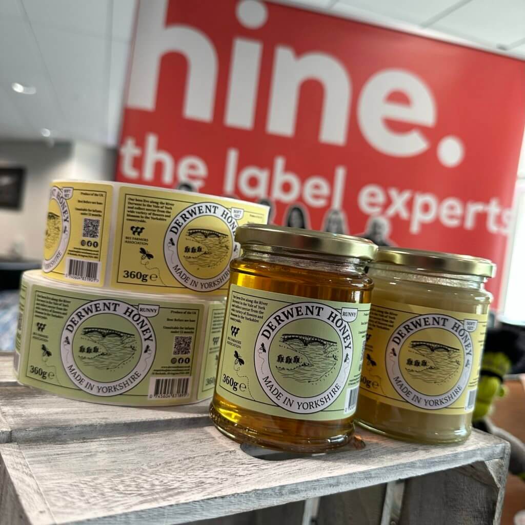 Derwent Honey jars and labels