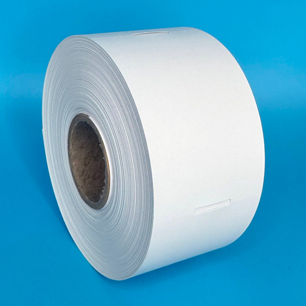 Blank roll of appointment cards for thermal printers